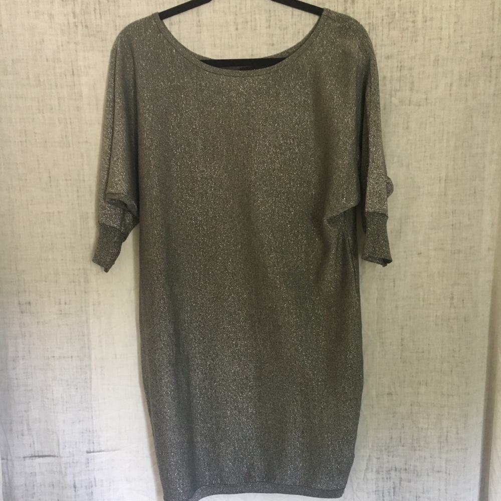 Silver Bebe batwing shirt dress